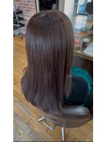 ヴァンカウンシル 清須店(VANCOUNCIL)&nbsp;ダメージを感じさせない◎艶感ストレート×ブラウン