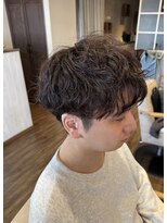 ディアバースデー(Dear Birthday)&nbsp;仙台メンズカット重めマッシュ緩めシャドウパーマ