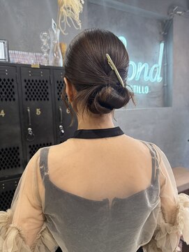 ロンドカスティーヨ 四日市(Lond castillo) 【futaba】タイトなカチモリヘアセット/結婚式お呼ばれヘア