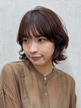 ガーデン 銀座(GARDEN) ボブ パーマ ボブパーマ ボブレイヤー レイヤー 顔まわり