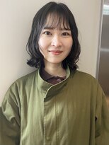 リンネテラス(Lin'ne terrace)&nbsp;レイヤーボブでつくるゆるっとナチュラルパーマ/透明感カラー