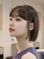 オーラ オモテサンドウ(Aura omotesando)&nbsp;透明感カラーでタッセルボブ