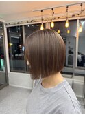 ミニボブにフォギーベージュ!