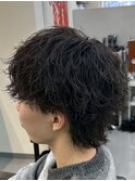 八事メンズカットメンズパーマ波巻きスパイラルパーマツイスパ