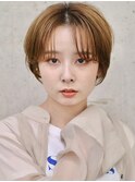 大人シースルーバングショート