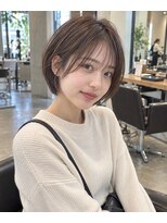 ライクバイコトナ 越谷(RIKE by kotona)&nbsp;レイヤーボブ髪型20代30代40代50代前髪あり前髪なし面長丸顔越谷