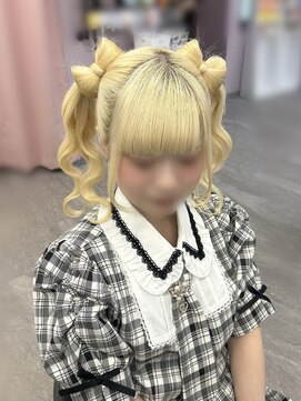 ベルデイズ 横浜西口店(BELDAYS) 立体リボンツインテール×ウェーブ巻き