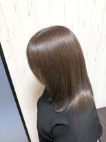 エニ(eni)&nbsp;115. 透明感ブラウン/大人セミロング/デザインカラー