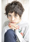 『millci』 くせ毛風 ウルフショート