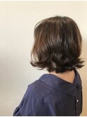 外ハネパーマ