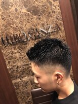 ヒロギンザ 浜松町店(HIRO GINZA)&nbsp;スキンフェード×形状記憶パーマ【理容室/メンズ/浜松町】