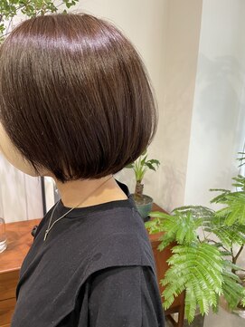 インビテーション 名古屋(invitation) ナチュラル丸みボブ