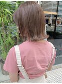 似合わせカット/外ハネボブ/淡色ハイライト/心斎橋&難波&なんば