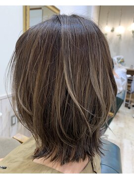 ヘアーズ ロッソ テラス(hair's ROSSO TERRACE) 外ハネミディアム[30代40代50代60代]