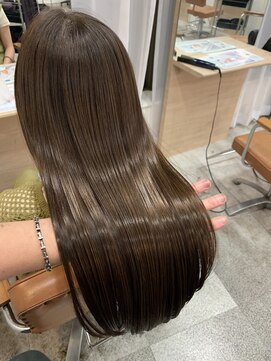 シェノン 武庫之荘(CHAINON) 髪質改善/グレージュカラー/黒髪/ココアベージュ/ボブウルフ