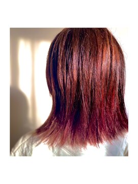 きれい髪美容所 ピンク系カラー