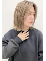 イーズ 鎌倉(e's) 《e'sイーズ鎌倉》春のハイトーンベージュ/大人のボブヘア