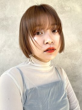 メゾンドイギー(MAISON de IGGY) ミニボブ/ベージュカラー#大人ガーリー#チョコレート#プリカール