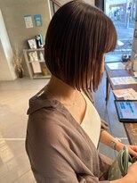 ヘアー アイス ルーチェ(HAIR ICI LUCE) 髪質改善 酸性ストレート 切りっぱなしボブ 西田