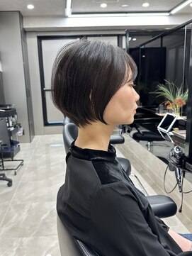 ハルキミナト ジャパン トウキョウ(HARUKI MINATO japan TOKYO) 大人丸みショート/前髪あり/30代/40代/50代/ミセス