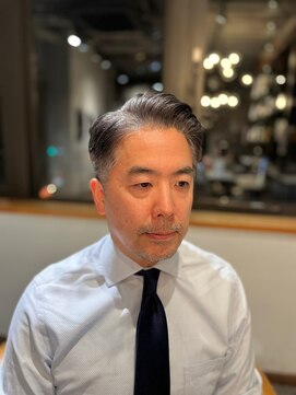 リバレッジ 広尾(Leverage) 大人海外七三フェード：Taishin  Omura