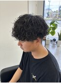水戸/メンズ/波巻きパーマ/マッシュ/メンズパーマ/茨城/学割