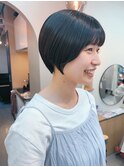 地毛風カラー/ナチュラルレイヤーカット/ショートボブ[船橋]