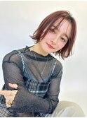 大人可愛いモテ髪20代30代40代シースルーバング外ハネボブ