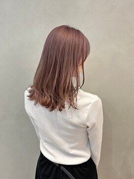 ジーナ 札幌(Zina) 美髪＊ゆるふわカール＊ピンクベージュ＊髪質改善【Zina札幌】