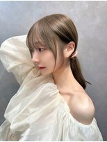 バックス(BUCKS)&nbsp;オリーブベージュ×顔まわりカット