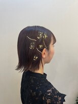 ヘアメイクアンドセットサロン リッコ(Hair make&set salon Ricco)&nbsp;ショートボブタイトスタイル