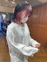 ウニレ バイ センス(unire by sense)&nbsp;飾磨　くびれレイヤーカット/フェイスフレーミングピンクカラー