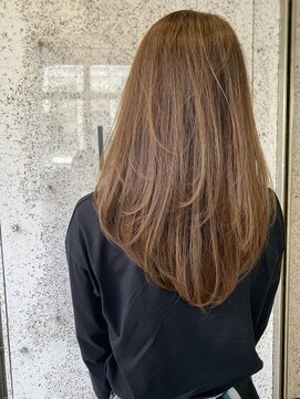 銀座ラボ 千葉店(LA BO) ロングレイヤー×ベージュカラー