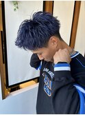 【Haru】色落ちもシルバーになる！？ネイビーブルー
