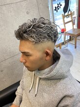ヘアー ラボ エムツー(hair lab m2) ホワイトメッシュ×パーマ
