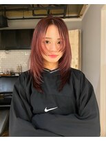 スタンド(STAND)&nbsp;レイヤーカット　ベージュカラー