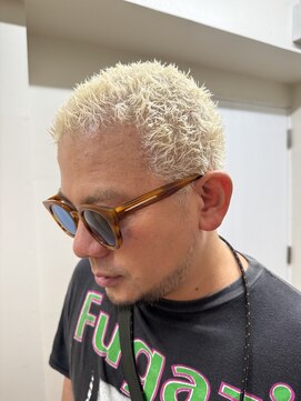 メリケンバーバーショップ トーキョー(MERICAN BARBERSHOP TYO) メンズカットアップバングスパイキーショート(ヌマタユウト)9