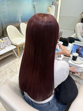 ケンジ 平塚 アネッタ(KENJE annetta) オレンジ×レッド　艶カラー