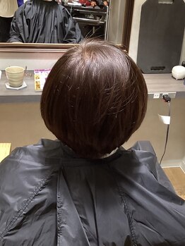 シュガー(sugar)の写真/【広島駅】白髪、うねりなど髪にお悩みの方へ～白髪カバーと同時にうねり/くせ毛の改善まで◎血行促進も