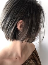 【１推し！ブリーチなしダブルカラー】髪に負担なく透けるような最高の透明感（ブリーチなしダブルカラー）