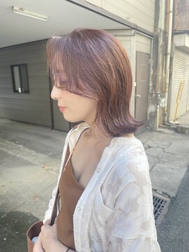 キーチェ 梅田中崎町(keych) レイヤーカット/くびれヘア/ハイライトカラー[梅田駅/中崎町駅]