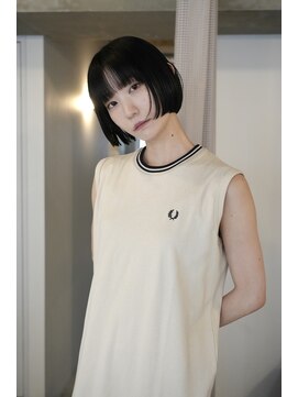 シセイ 青山(SHISEI) 伸ばしかけショート/ショートボブ/ミニボブ/オフブラック