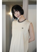 シセイ 青山(SHISEI) 伸ばしかけショート/ショートボブ/ミニボブ/オフブラック