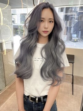 ラキング ギンザ トウキョウ(LAKING GINZA) くびれヘア/アプリコットオレンジ/夏/ハイライトカラー[銀座駅]