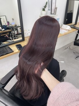 リシェル(RICHEL) ピンクカラー/ピンクラベンダー/レイヤーカット/美白カラー/艶髪