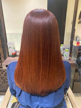 ヘアリゾート粋 ティガ 池袋店(tiga) 髪質改善/ストレート/ブラウンアッシュ/ロング