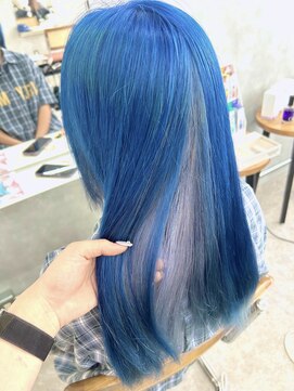 ガーランド(Girland) 【girland】ブルー×シルバー/インナーデザイン/ハイトーン