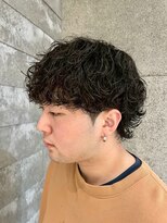 サイクル(CYCLE)&nbsp;MEN'S HAIR/波巻きツイストスパイラル/リバースセンターパート