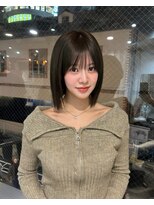 ウィリートーキョー 渋谷(WELLY TOKYO)&nbsp;【米澤りあちゃん♪】タッセルボブ×オリーブグレージュ