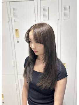 マーシュ 梅田(marshu) Olive greige*/レイヤーカット/ナツキstyle